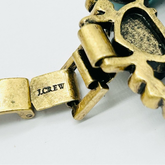 J. Crew Vintage Black Green Blue Jeweled Bracelet - Picture 4 of 5